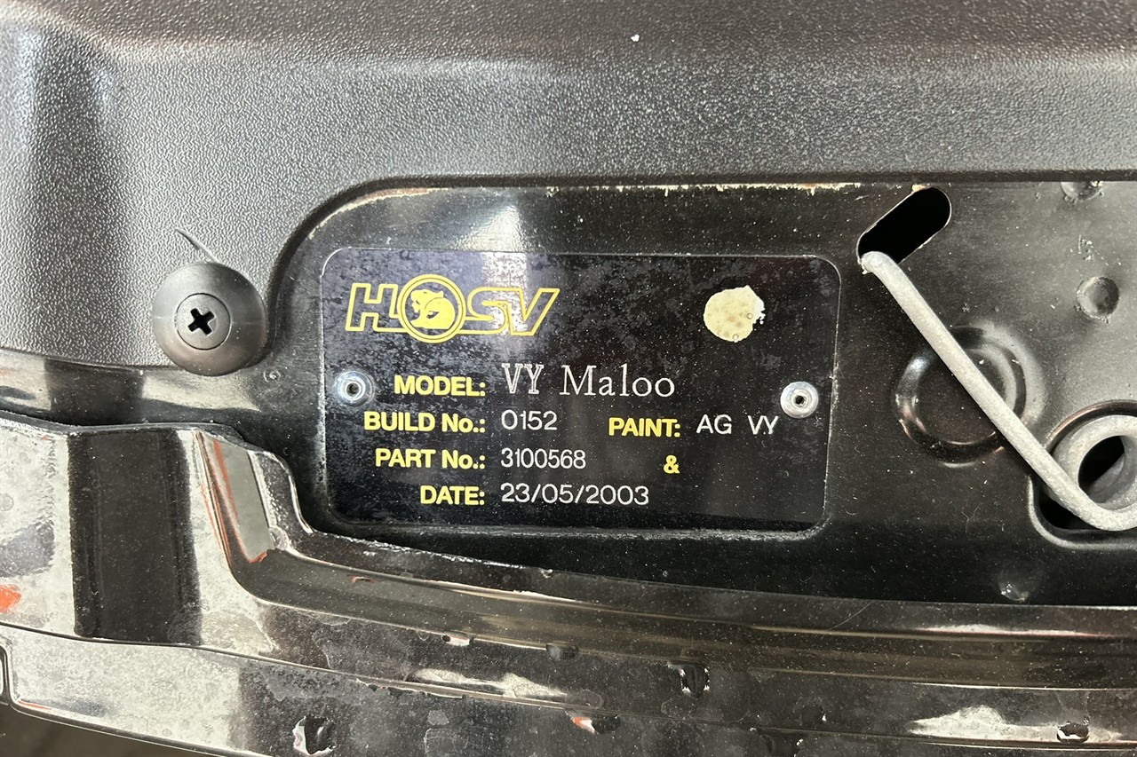 2003 Holden HSV