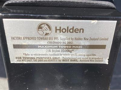 2020 Holden Colorado - Thumbnail